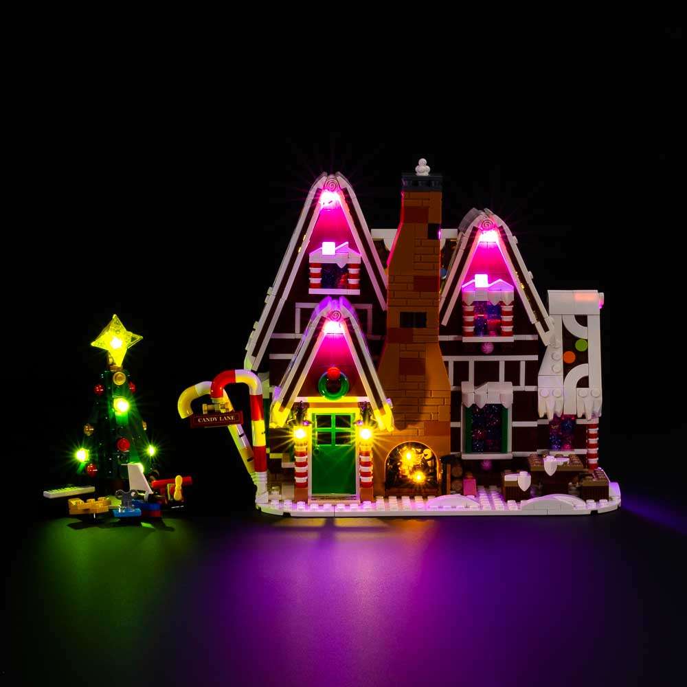 LEGO Gingerbread House 10267 LEGO Light Kit Light My Bricks