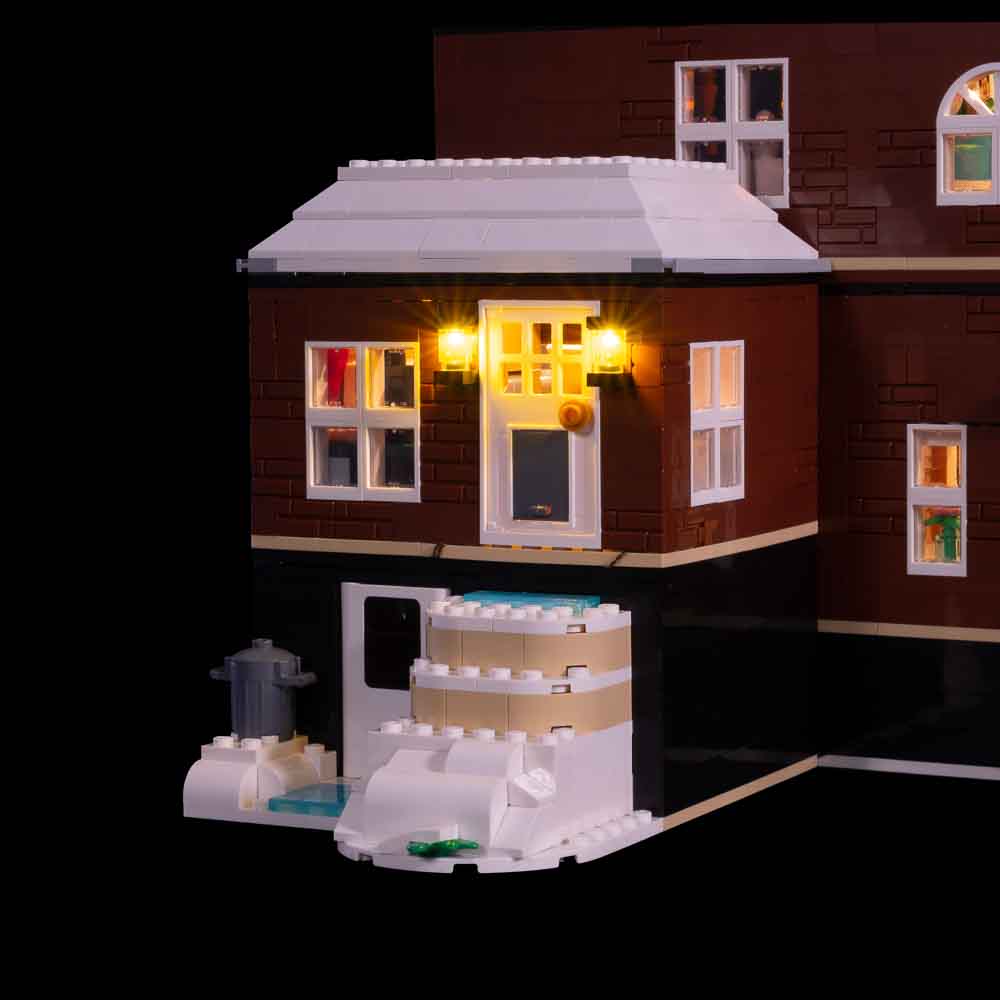 T-Club LED Light Kit for（Home Alone）, Lighting Kit Compatible with Lego  21330 ( Only Led Light, Building Block Model not Included) (Rc with Sounds)